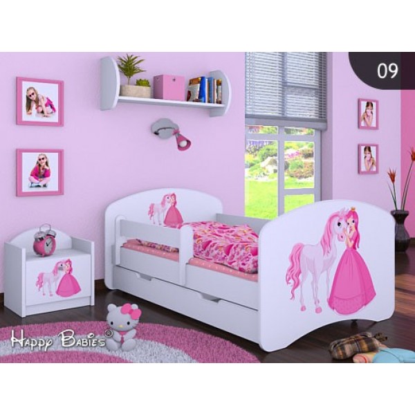 Otroška postelja Happy babies Princesa in konj 09